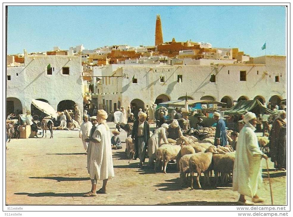 Algérie ,Ghardaia - La Place Du Marché - Ghardaïa