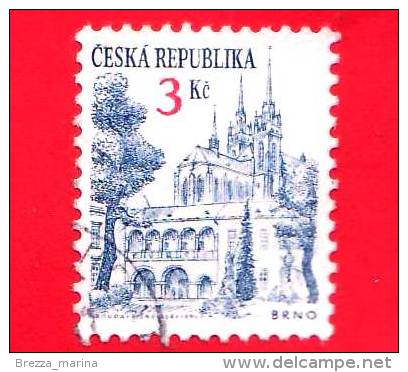 REP. CECA - CESKA - CZECH R. - USATO - 1994 - Città Di Brno - 3 - Gebraucht