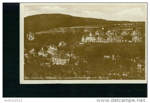 Bad Gottleuba Mit Heilstätte Der Landesversicherungsanstalt Sachsen 17.8.1928 - Bad Gottleuba-Berggiesshuebel