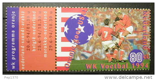 HOLANDA 1994 NETHERLAND - WORLD CHAMPIONSHIP FOOTBALL USA 94 - YVERT N&ordm; 1480 - 1994 – États-Unis