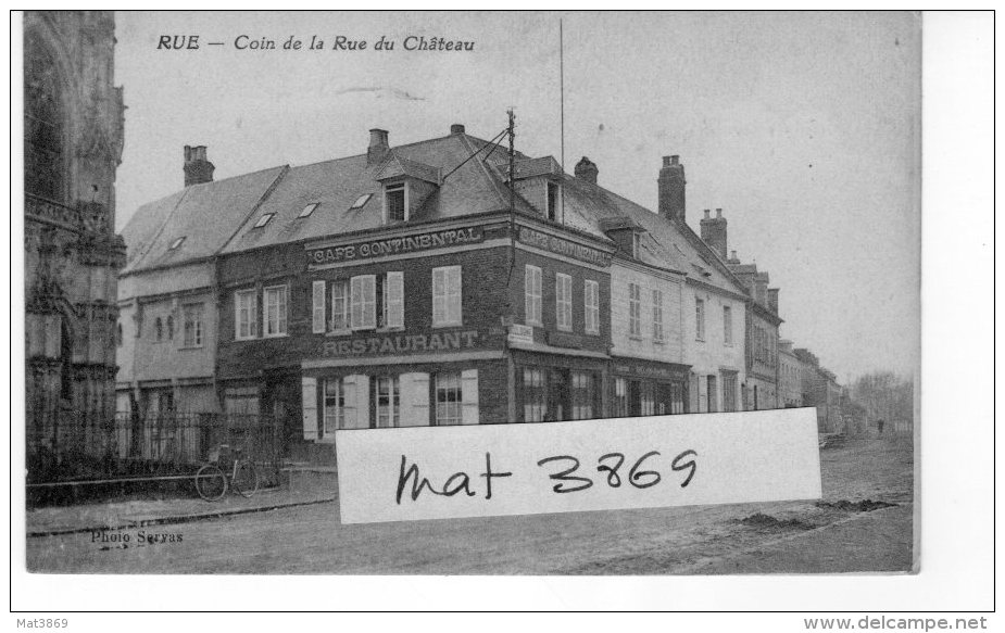 80 RUE COIN DE LA RUE DU CHATEAU CAFE RESTAURANT CONTINENTAL - Rue