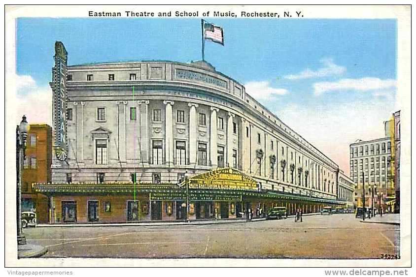 203989-New York, Rochester, Eastman Theatre & School Of Music, 1935 PM, Manson News Agency No 34324 - Rochester