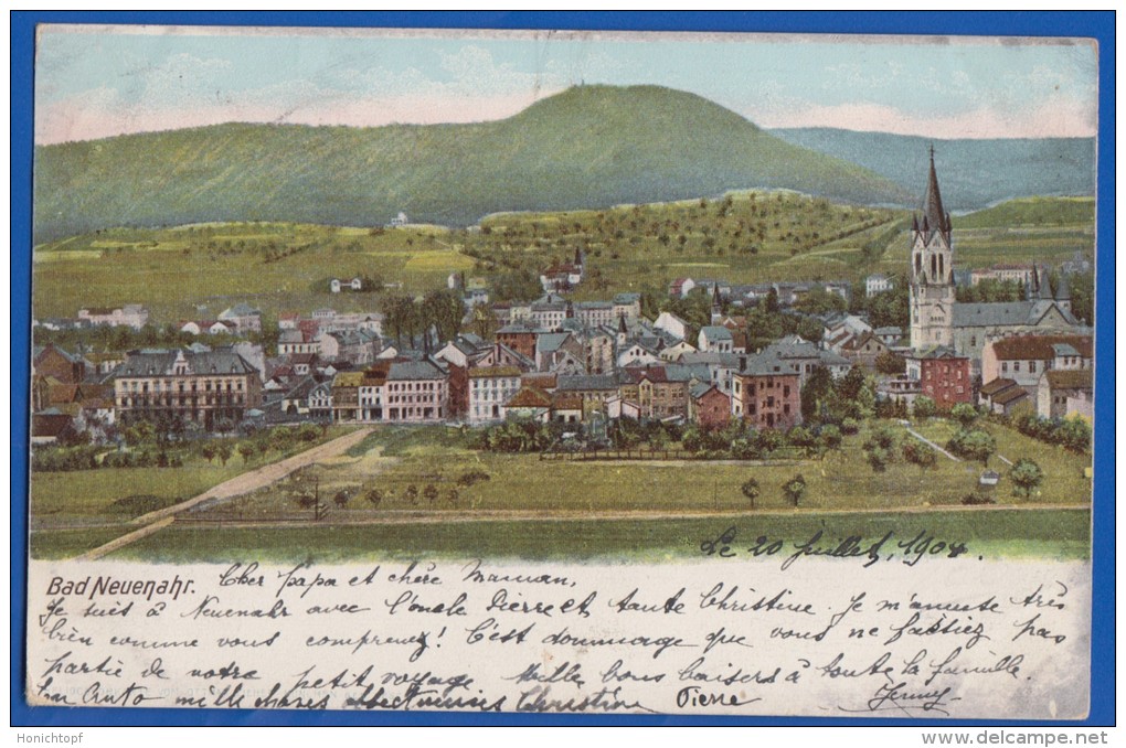 Deutschland; Bad Neuenahr; Panorama; 1905 Stempel Trooz - Bad Neuenahr-Ahrweiler