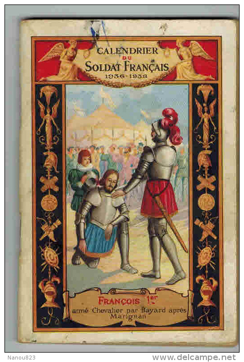 CALENDRIER DU SOLDAT Français Militaria Montpellier EMBRI C. Division Spitz Cité Croix De Guerre Publicité Cigarettes - Petit Format : 1921-40