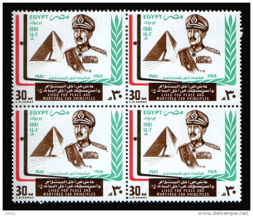 EGYPT / 1981 / ANWAR EL SADAT / MNH / VF . - Ungebraucht