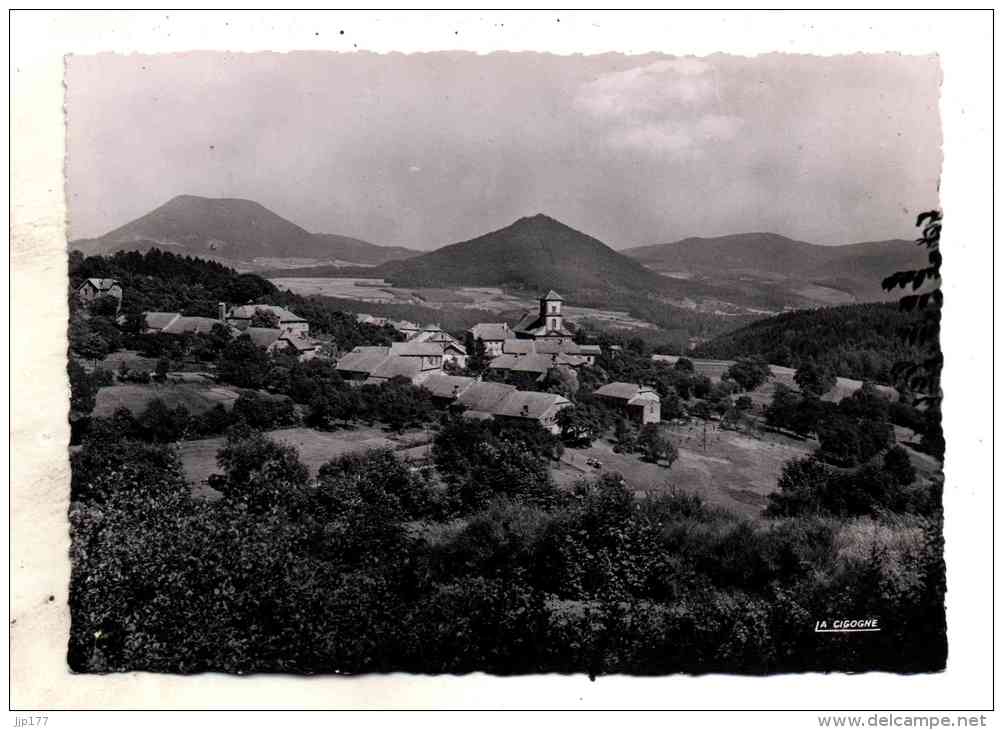 88 La Grande Fosse Canton Provenchères Sur Fave Vue Generale Sur Le Village Avec Au Fond Le Voyemont Edit La Cigogne - Provencheres Sur Fave