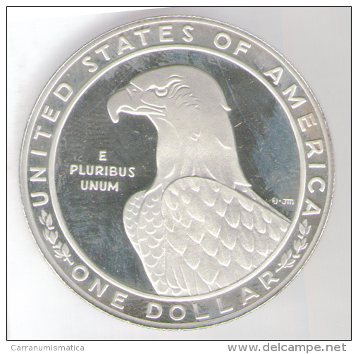 STATI UNITI 1 DOLLAR 1983 XXII OLYMPIAD LOS ANGELES SILVER FONDO SPECCHIO - Gedenkmünzen
