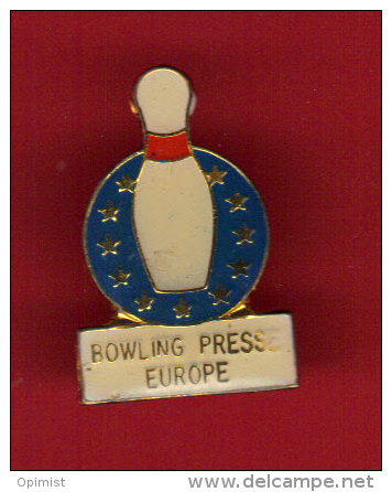 29713-Pin's.bowling Presse Europe.. - Bowling