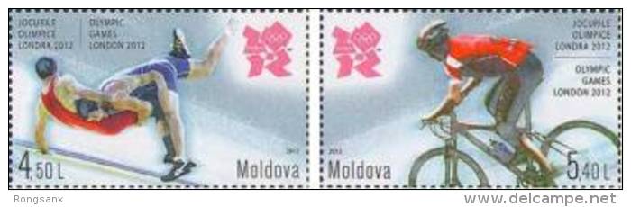 2012 MOLDOVA OLYMPIC Games London 2012. 2v: 4.50, 5.40 - Estate 2012: London