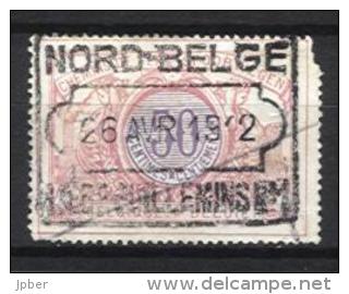 Belgique - N113 - Chemin De Fer - NORD BELGE - 2 Scan - TR35-39 Obl. LIEGE-GUILLEMINS - Nord Belge