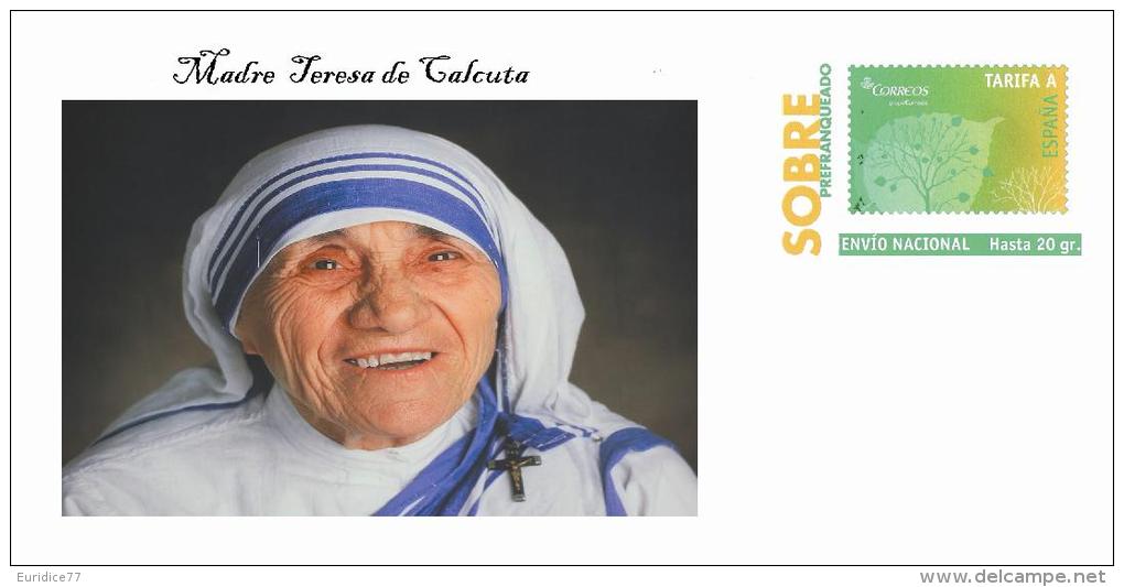 SOBRE HOMENAJE MADRE TERESA DE CALCUTA 1 - Moeder Teresa