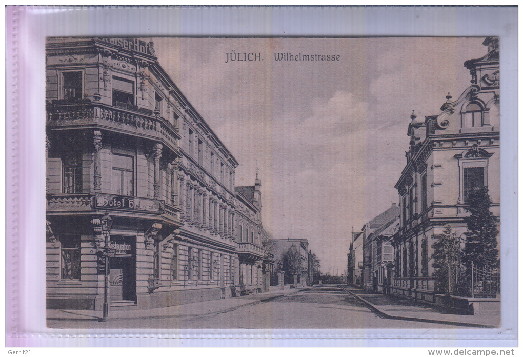 5170 JÜLICH, Wilhelmstrasse, 1919 - Jülich