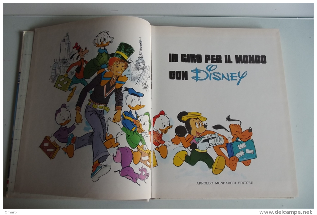 Lib198 In Giro Per Il Mondo Con Disney, Vol. N.11 Australia, Mondadori Editore 1976 - Prima Edizione, Paperino, Topolino - Premières éditions