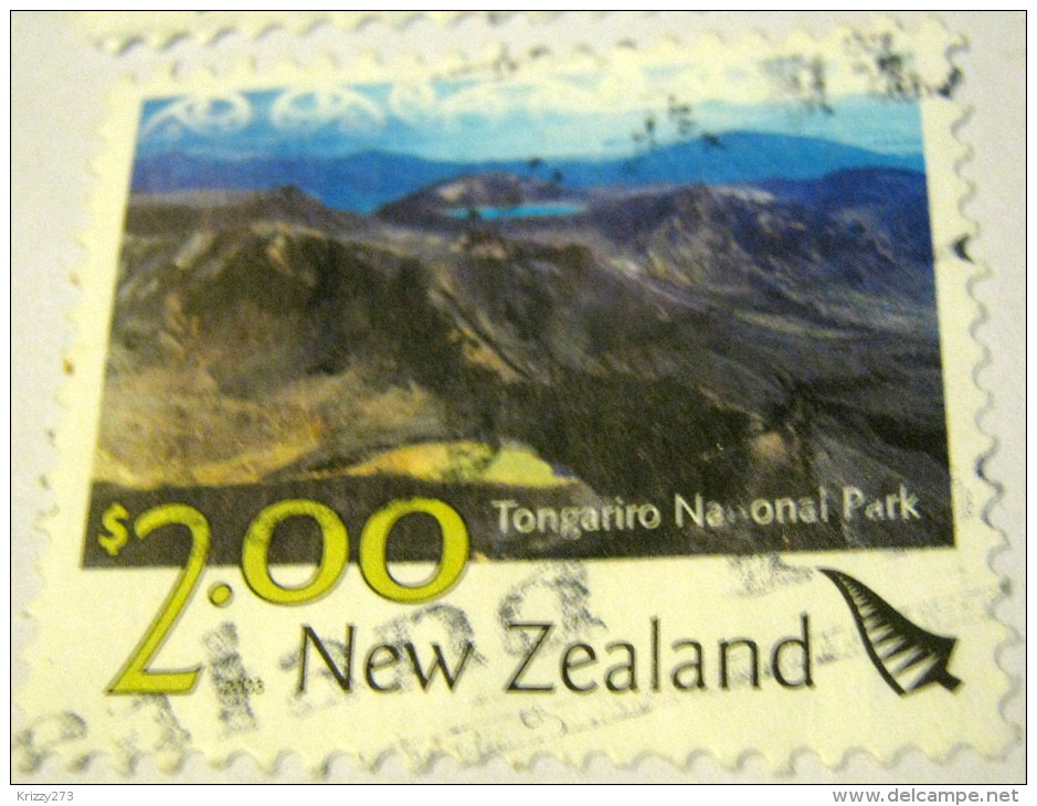 New Zealand 2003 Tongariro National Park $2.00 - Used - Gebruikt