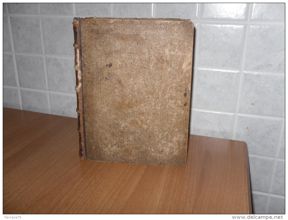 Libro Antico Dizionario Francese Inglese Dictionnai Francois Anglois 1769 - 1701-1800