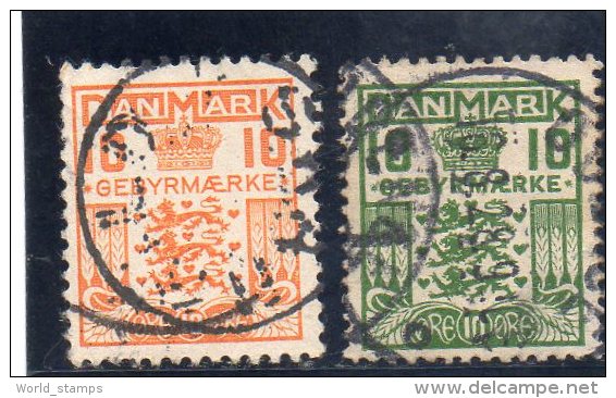 DANEMARK 1926-31 TAXE O - Postage Due