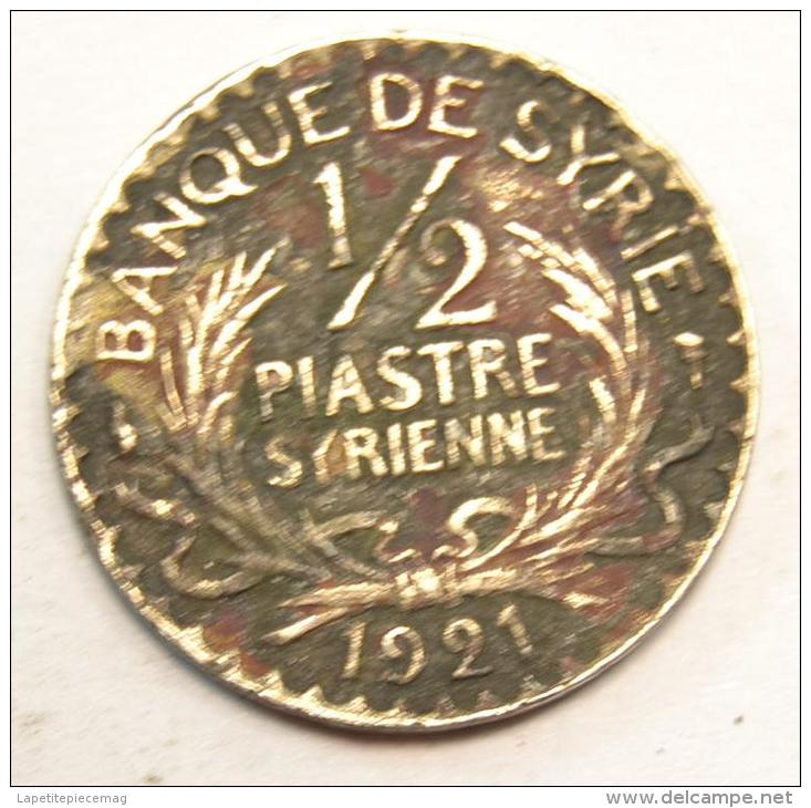 Banque De Syrie 1/2 Piastre Syrienne 1921 - Syria