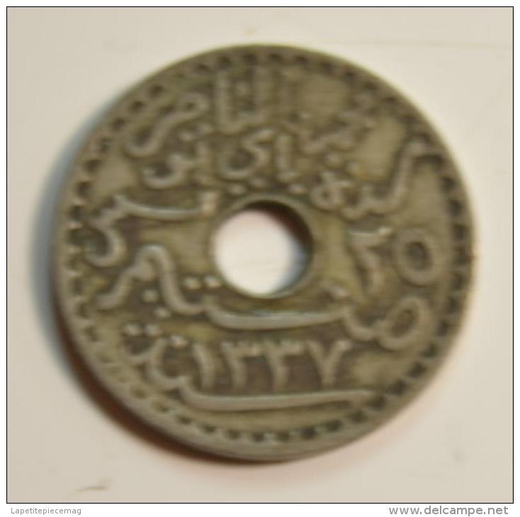 Tunisie 25 Centimes 1919 Protectorat Français - Tunisie