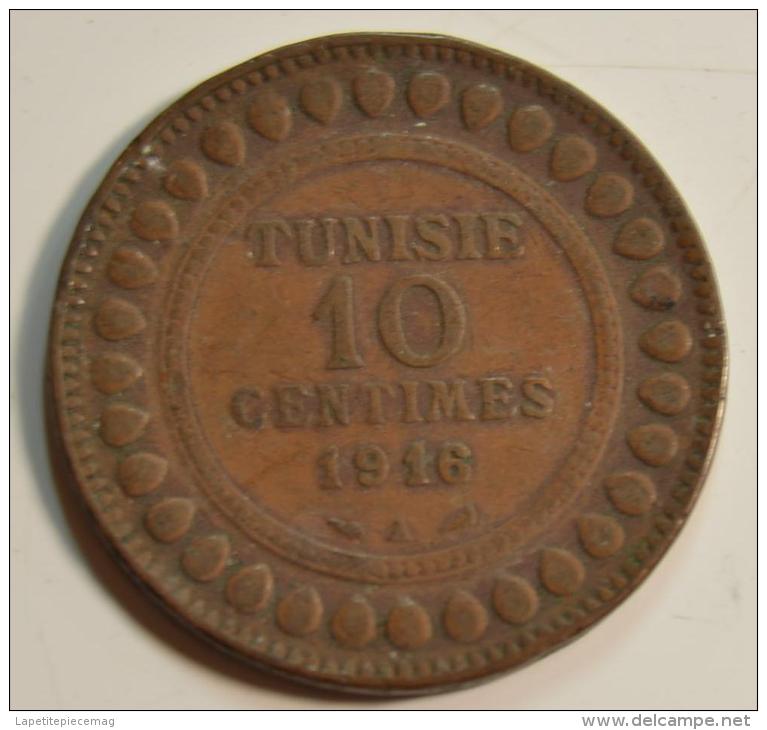 Tunisie 10 Centimes 1916 A - Tunesië
