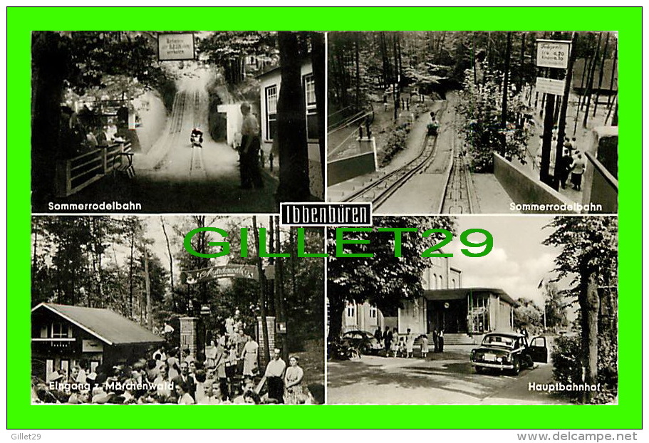 IBBENBUEREN, GERMANY - 4 MULTIVIEWS - TRAVEL IN 1961 - VERLAG, A. WEHLING - - Ibbenbüren