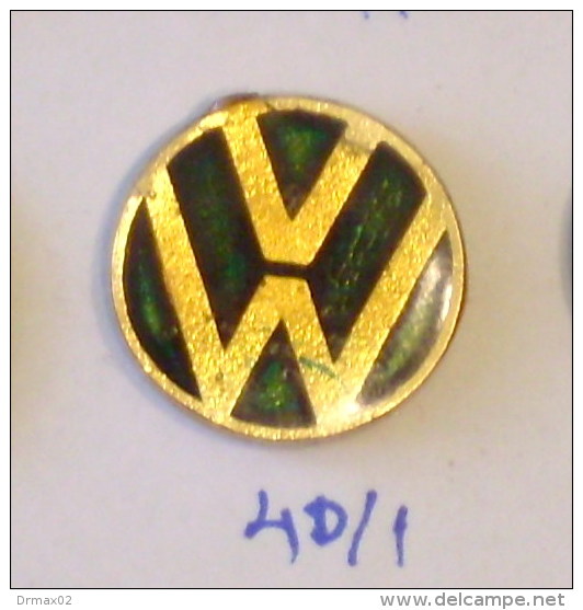 Automobile Motoring, Voiture Car VW Volkswagen  LOGO Veru Old - Older Pin & RARE ! From Ex Yugoslavia - Volkswagen