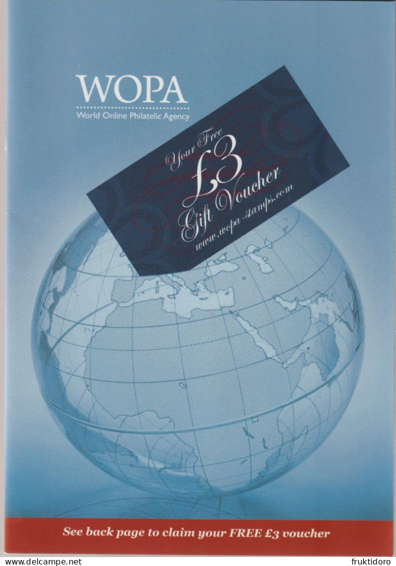 WOPA Brochure 2011 About Stamps In Aland - Alderney - Denmark - Faroe Islands - Gibraltar - Jersey - Portugal - Livres Sur Les Collections