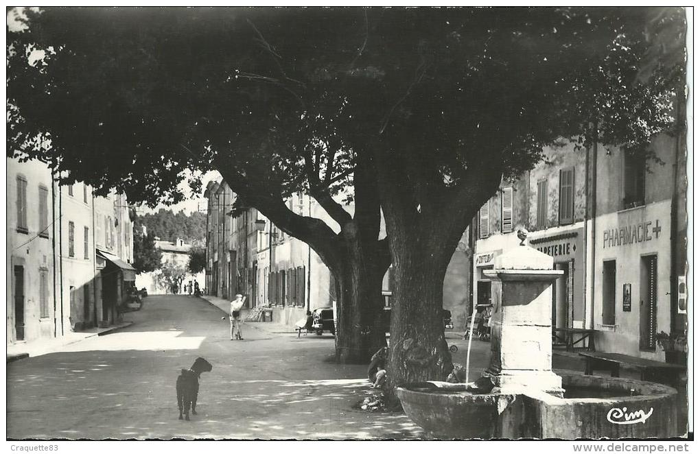 LA GARDE-FREINET -  PLACE VIEILLE ET GRANDE RUE   BELLE CARTE ANIMEE - La Garde Freinet