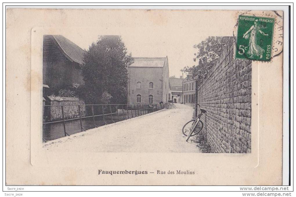 FAUQUEMBERGUES(62)1908-rue Des Moulins - Fauquembergues