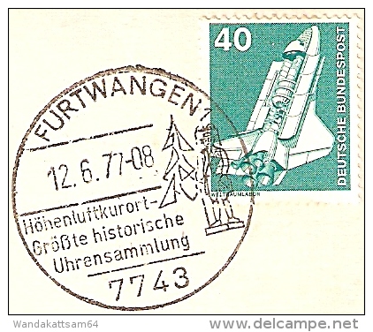 AK 7711 Hammereisenbach Südl. Schwarzwald, 800-1000 M ü. M. 12. 6. 77-08 743 FURTWANGEN 1 Höhenluftkurort Größte Histori - Furtwangen
