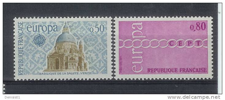 Europa 1971 - France - Yvert & Tellier N° 1676/77 - Neuf - 1971