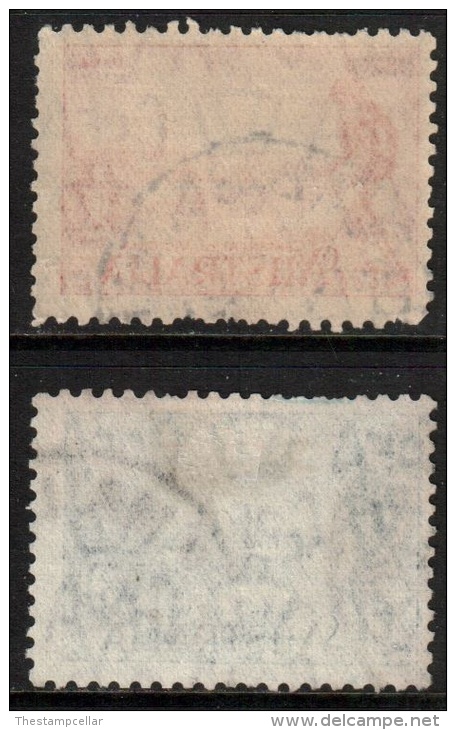 Australia Scott 142/143 - SG147/148, 1934 Centenary Of Victoria 2d & 3d Perf 10.1/2 Used - Used Stamps