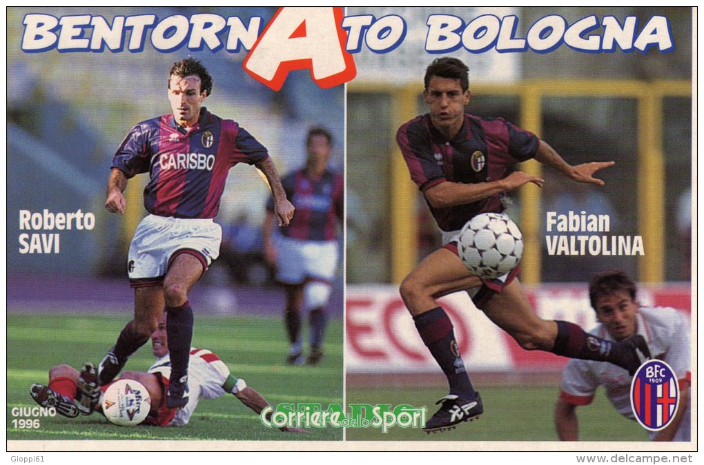 Bologna F.C. 1996 Roberto Savi E Fabian Ventolina - Sportsmen