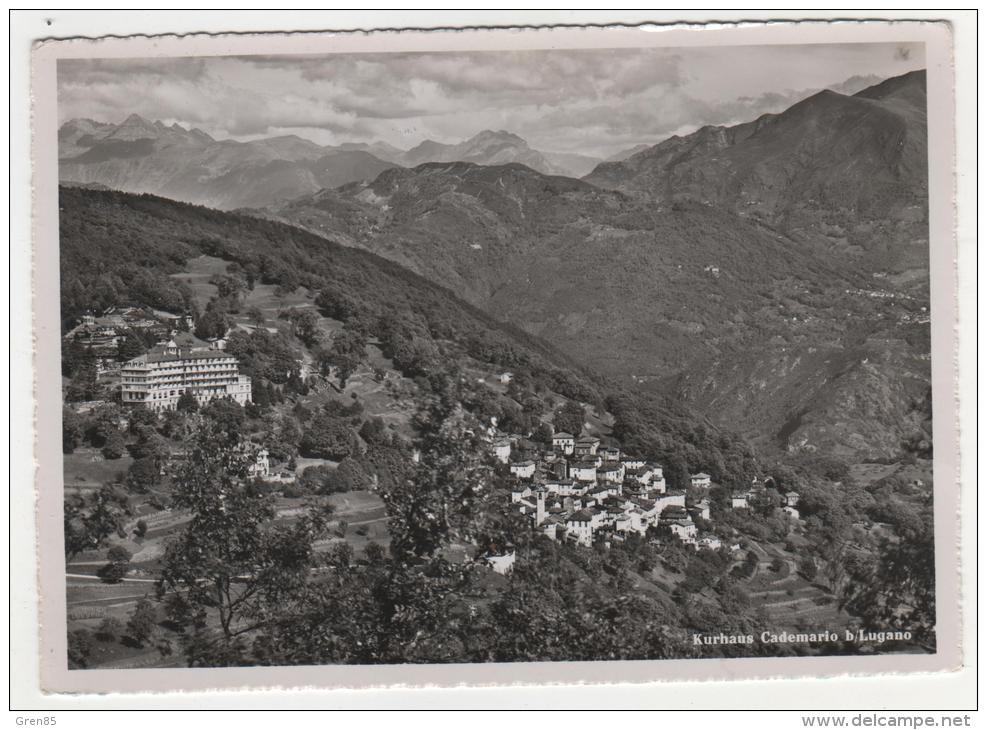 CPSM KURHAUS CADEMARIO B/LUGANO, CANTON DE TESSIN, SCHWEIZ, SUISSE - Cademario