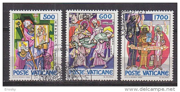 Z1982 - VATICANO SASSONE N°770/72 - VATICAN Yv N°770/72 - Used Stamps