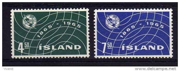 Iceland - 1965 - ITU Centenary - MH - Ungebraucht