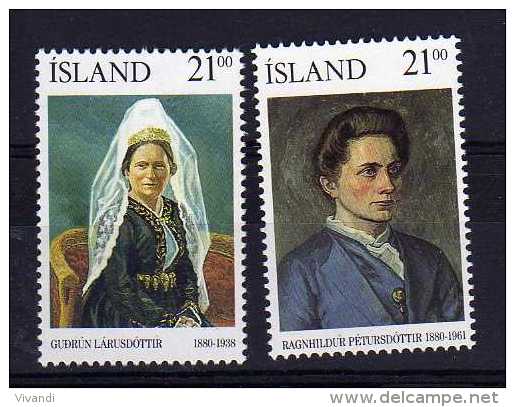 Iceland - 1990 - 110th Birth Anniversaries - MH - Ungebraucht