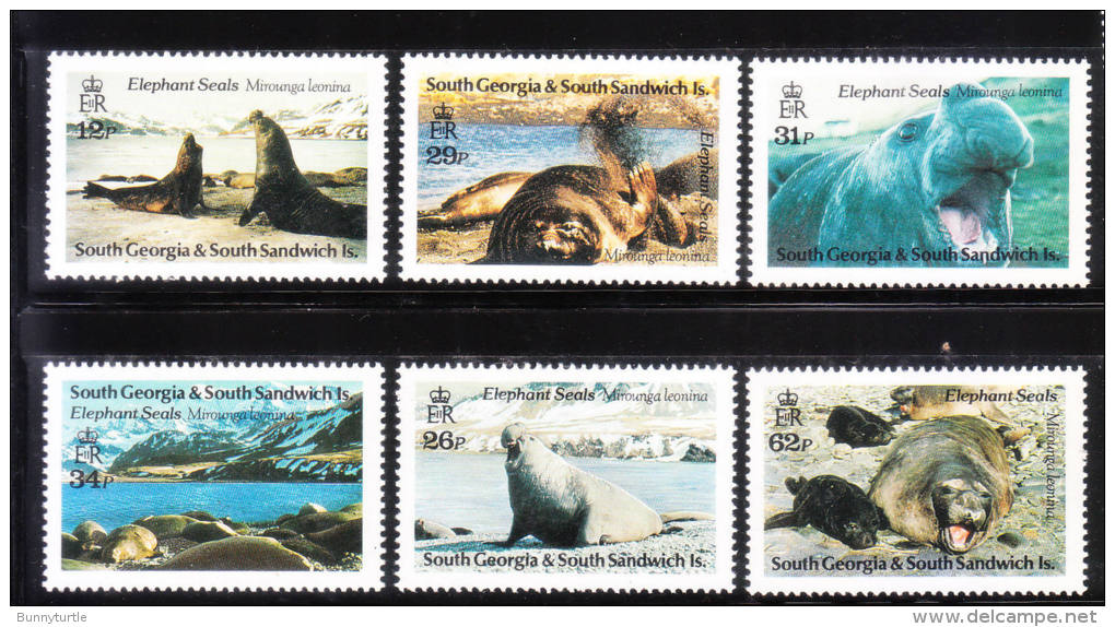 South Georgia 1991 Elephant Seals MNH - South Georgia