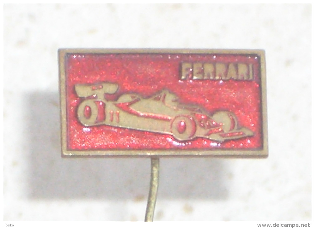 FERRARI - Formula 1 ( Croatian Rare Pin ) * F1 Badge Car Automobile Auto Autos Anstecknadel Distintivo Italy Italia - Ferrari