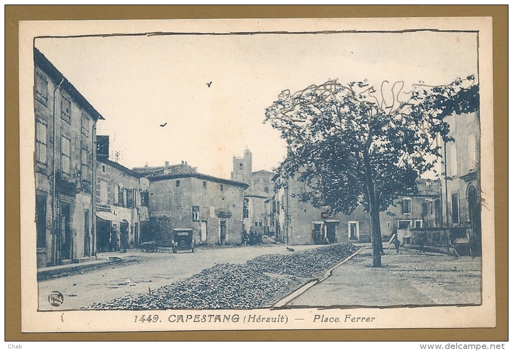 1449. CAPESTANG (Hérault) -- Place Ferrer - Capestang