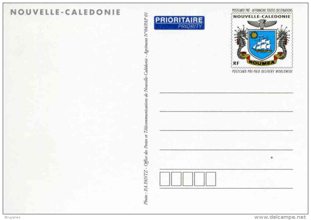 Entier Postal De 2004 Sur CP Avec Timbre "Armoiries De Nouméa" Et  Illust. "Nouméa : L'Aquarium" - Entiers Postaux