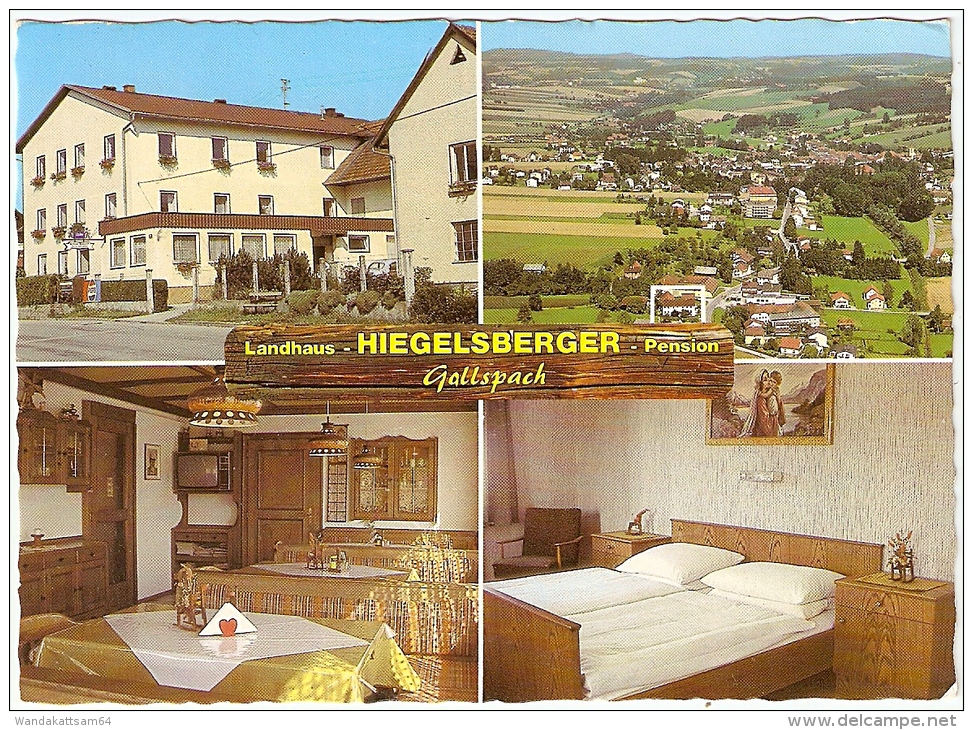 AK 1752 Landhaus - HIEGELSBERGER - Pension Gallspach Mehrbildkarte 4 Bilder 31.3.1982 4713 GALLSPACH - Gallspach