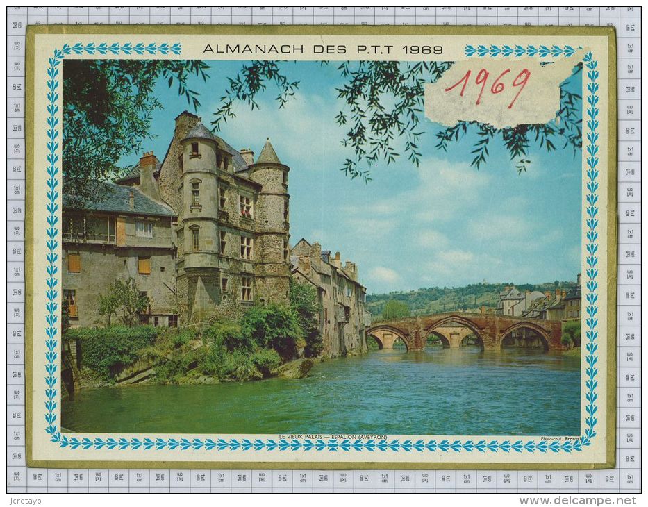 L'Almanach Des PTT De 1969, Sarthe 72 - Formato Grande : 1961-70