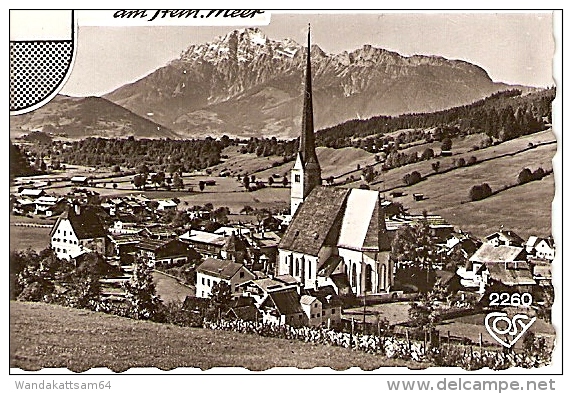 AK 22 Luftkurort Alm am Stein. Meer Mehrbildkarte 4 Bilder mit Wappen 28.IX.60 ALM bei SAALFELDEN b