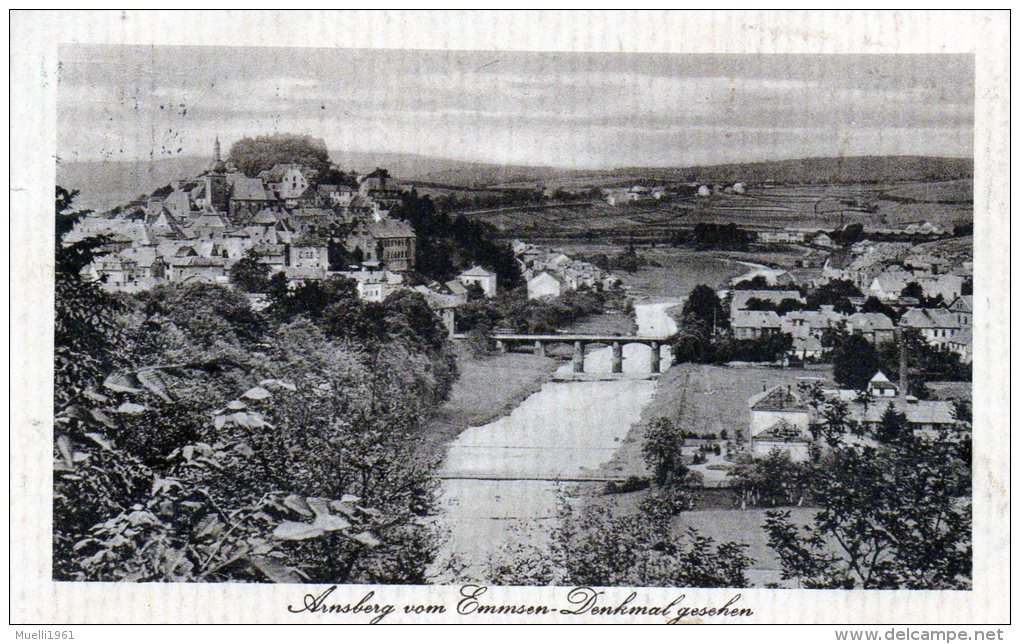 AK  Arnsberg, Gel. 1916, Ohne Marke - Arnsberg