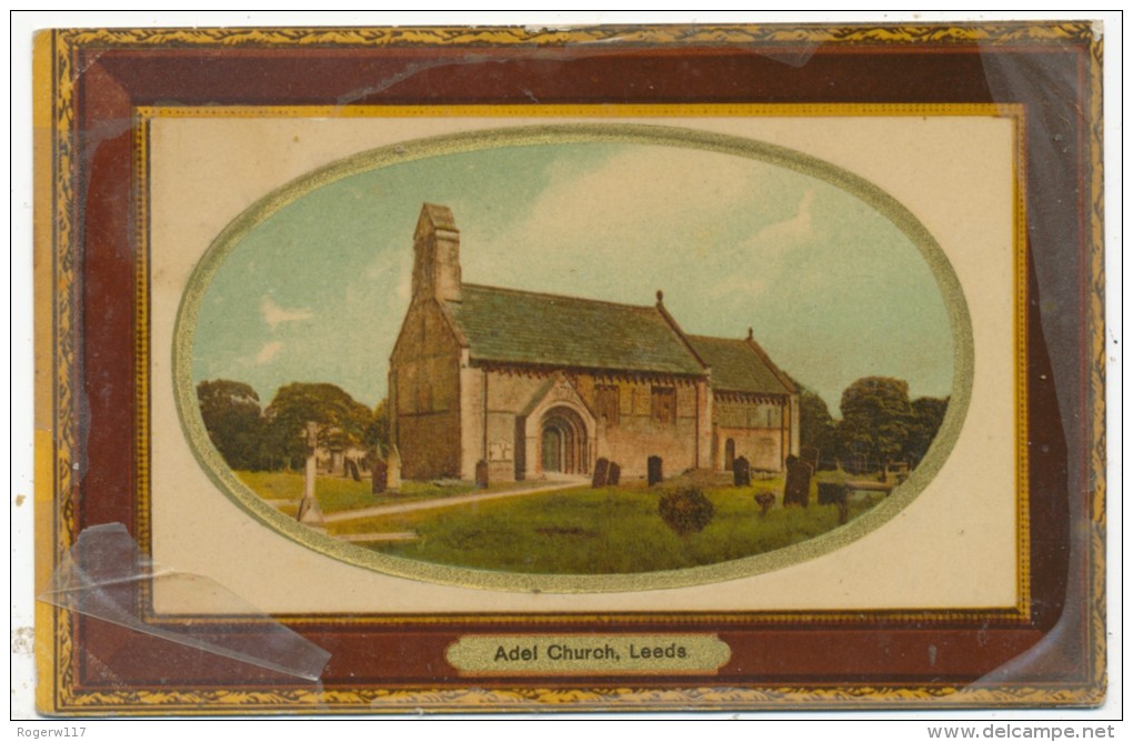 Adel Church, Leeds, 1910 Postcard - Leeds