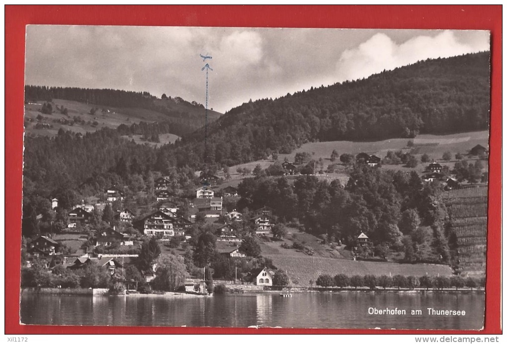 Z0276 Oberhofen Am Thunersee. Gelaufen In 1953 - Oberhofen Am Thunersee