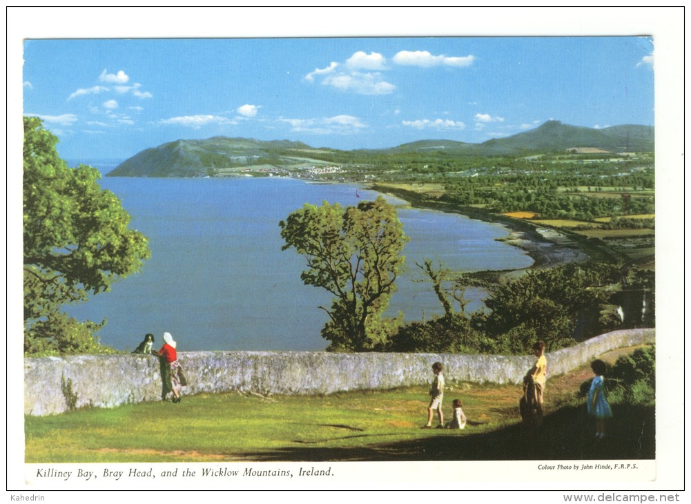 Ireland Eire 1966 - Killiney Bay - Bray Head - Wicklow Mountains - John Hinde No. 2/10 - Wicklow