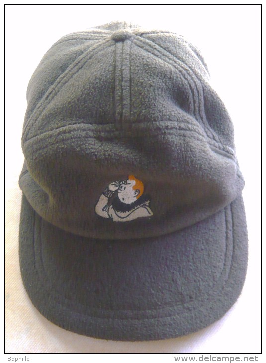 Tintin Casquette Hiver  Griffée Moulinsart 2000 Taille S Etat Neuf - Clothes