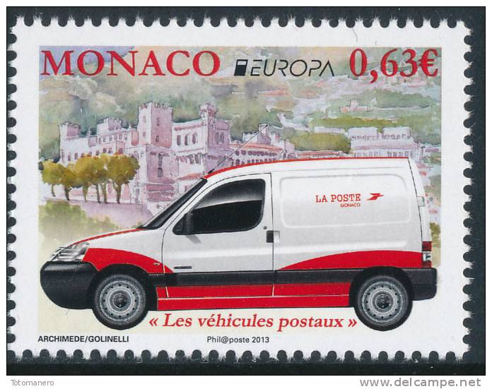 MONACO EUROPA 2013 "The Postman Van" Set Of 1v** - 2013