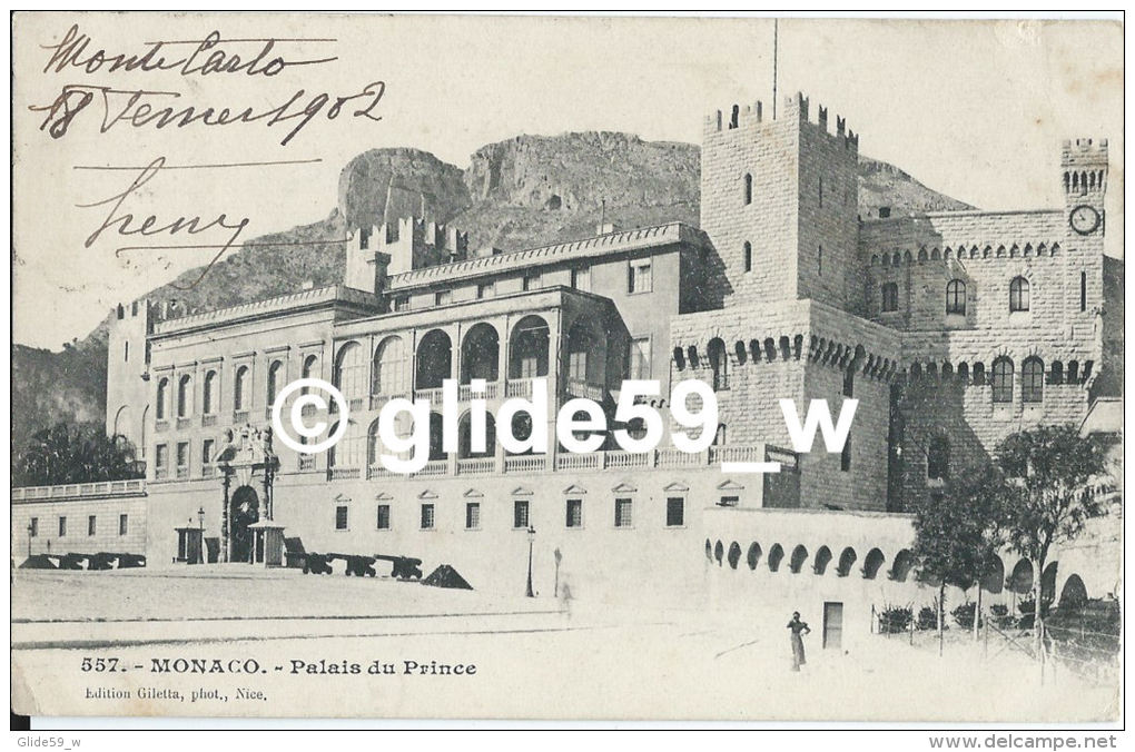 MONACO - Palais Du Prince - N° 557 - Palazzo Dei Principi